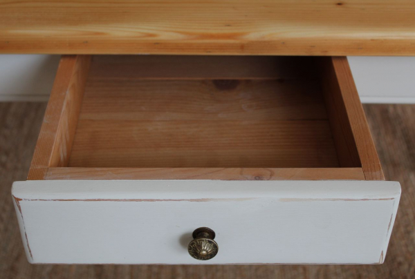 Küchentisch  Björn – Weiss – Shabby – 140 cm